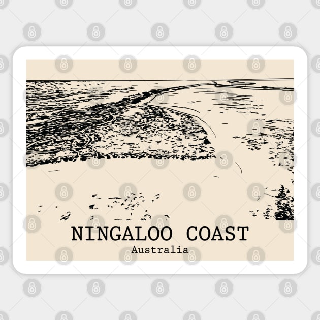 Ningaloo Coast - Australia Sticker by Lakeric